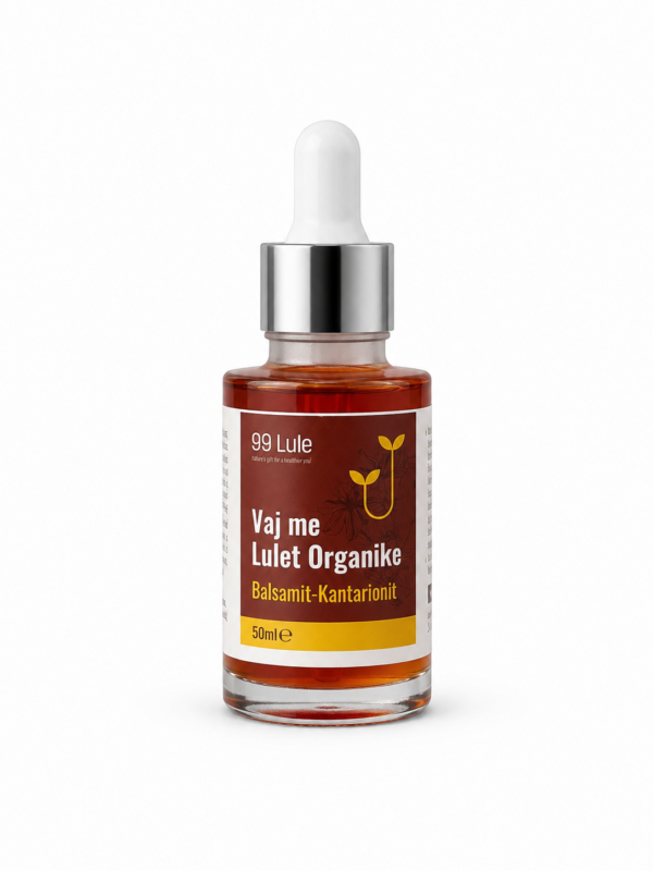 Vaj me Lulet Organike të Balsamit – Kantarionit, 50 ml