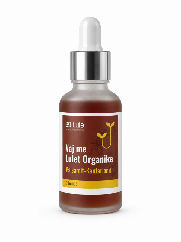 Vaj me Lulet Organike të Balsamit – Kantarionit, 30 ml