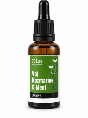 vaj rozmarine dhe mente 30ml Vaj Rozmarine & Mentë për Flokë dhe Skalp, 30 ml
